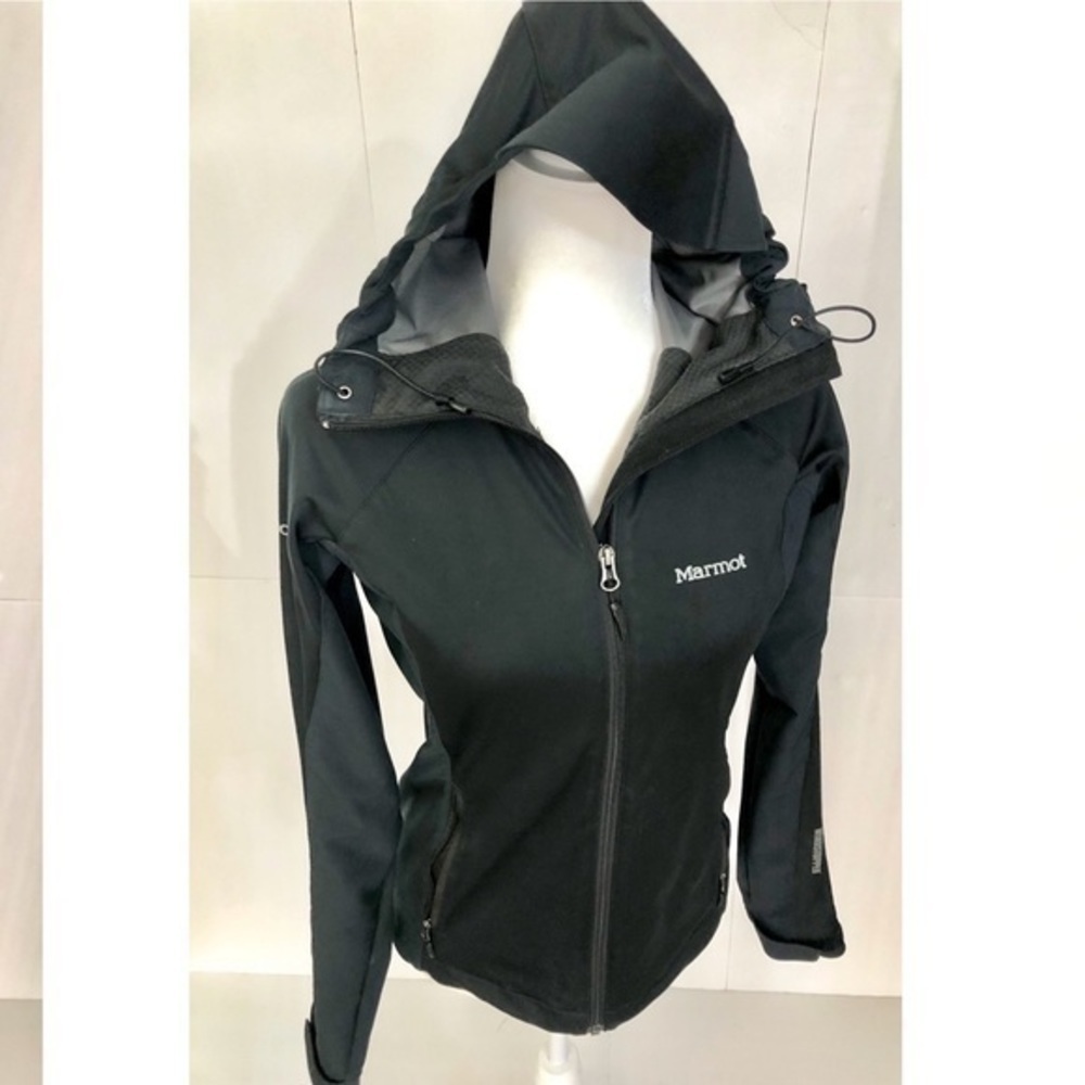 MARMOT women's black windbreaker jacket size XS - Picture 2 of 8